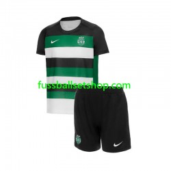 Günstige Fußball Trikotsatz Sporting CP Kinder Heimtrikot 2024-2025 Kurzarm