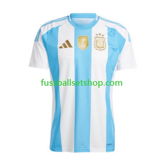 Günstige Fußball Trikotsatz Argentinien Copa America 2024 Herren Heimtrikot  Kurzarm