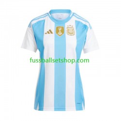 Günstige Fußball Trikotsatz Argentinien Copa America 2024 Frauen Heimtrikot  Kurzarm