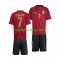 Günstige Fußball Trikotsatz Belgien De Bruyne 7 Kinder Heimtrikot Euro 2024 Kurzarm