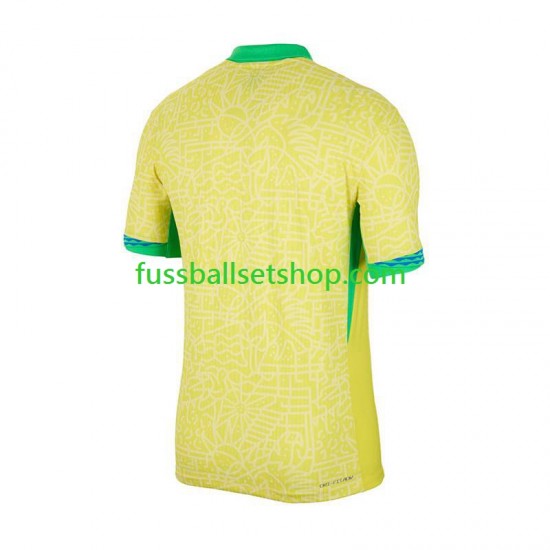 Günstige Fußball Trikotsatz Brasilien Copa America 2024 Herren Heimtrikot  Kurzarm