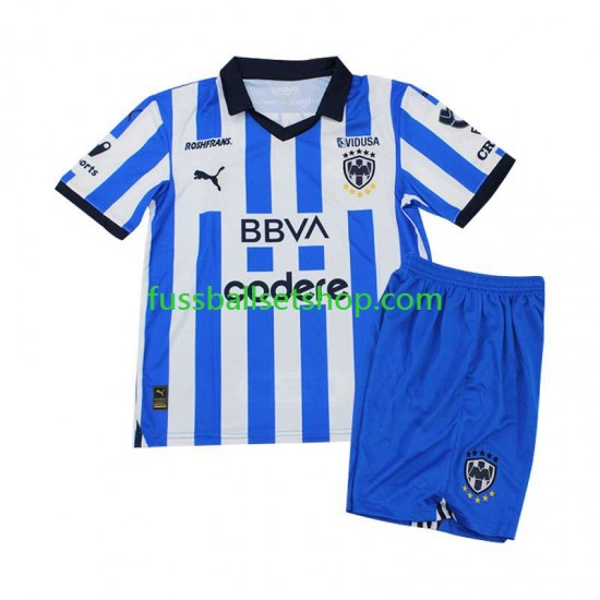 Günstige Fußball Trikotsatz CF Monterrey Kinder Heimtrikot 2023-2024 Kurzarm