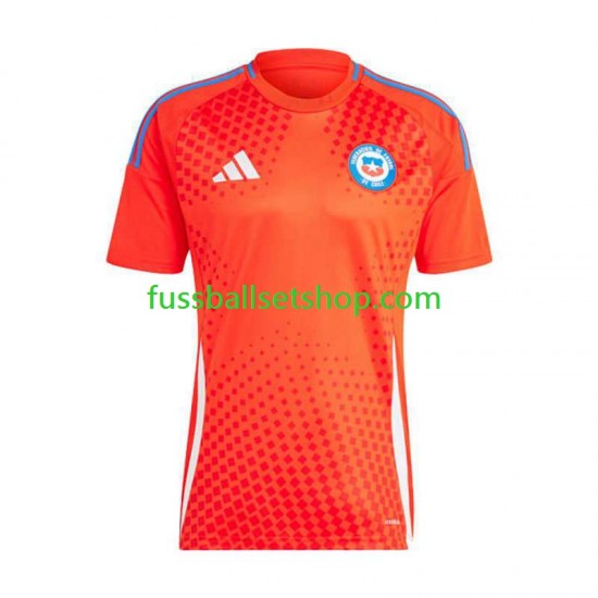 Günstige Fußball Trikotsatz Chile Copa America 2024 Herren Heimtrikot  Kurzarm