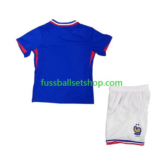 Günstige Fußball Trikotsatz Frankreich Kinder Heimtrikot Euro 2024 Kurzarm