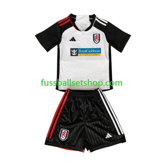 Günstige Fußball Trikotsatz Fulham Kinder Heimtrikot 2023-2024 Kurzarm