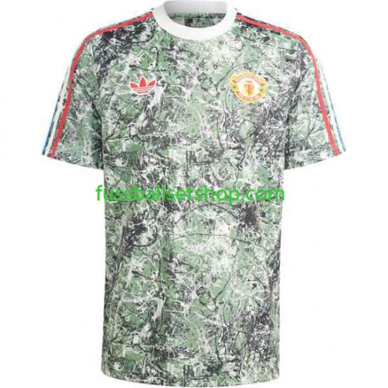 Günstige Fußball Trikotsatz Manchester United Stone Roses Herren Heimtrikot 2023-2024 Kurzarm