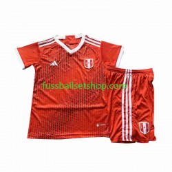 Günstige Fußball Trikotsatz Peru Kinder Auswärtstrikot 2023 Kurzarm