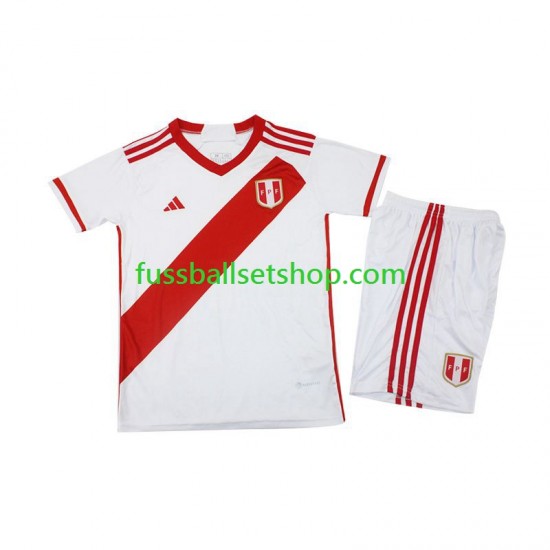 Günstige Fußball Trikotsatz Peru Kinder Heimtrikot 2023 Kurzarm