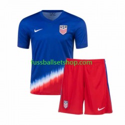 Günstige Fußball Trikotsatz USA Kinder Auswärtstrikot 2024 Kurzarm