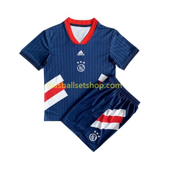 Günstige Fußball Trikotsatz Ajax Amsterdam Icon Retro Kinder Heimtrikot 2022-2023 Kurzarm