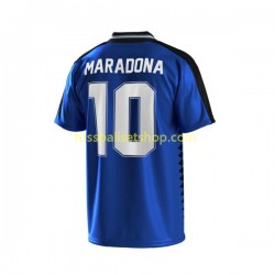Günstige Fußball Trikotsatz Argentinien Maradona 10 Retro Herren Auswärtstrikot 1994 Kurzarm