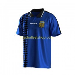 Günstige Fußball Trikotsatz Argentinien Retro Herren Auswärtstrikot 1994 Kurzarm