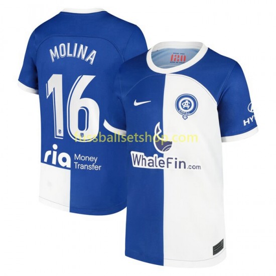 Günstige Fußball Trikotsatz Atlético Madrid Molina 16 120 Anniversary Herren Heimtrikot 2022-2023 Kurzarm