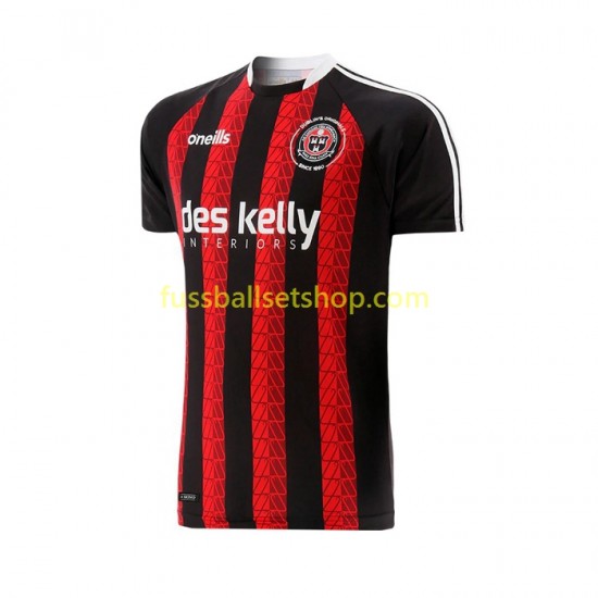 Günstige Fußball Trikotsatz Bohemian Herren Heimtrikot 2023 Kurzarm