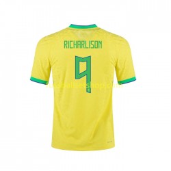 Günstige Fußball Trikotsatz Brasilien RICHARLISON 9 Herren Heimtrikot 2022 Kurzarm