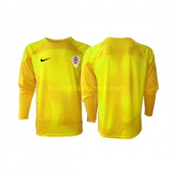 Günstige Fußball Trikotsatz Kroatien Torwart Herren Heimtrikot World Cup 2022 Langarm