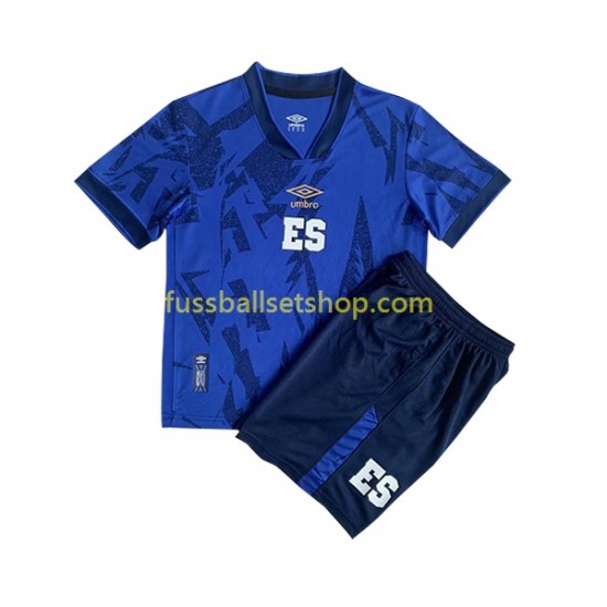 Günstige Fußball Trikotsatz EL Salvador Kinder Heimtrikot 2023 Kurzarm