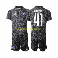 Günstige Fußball Trikotsatz FC Kopenhagen Andreas Dithmer 41 Torwart Kinder Heimtrikot 2022-2023 Kurzarm