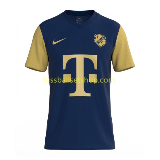 Günstige Fußball Trikotsatz FC Utrecht Herren Ausweichtrikot 2022-2023 Kurzarm