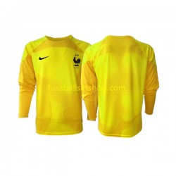 Günstige Fußball Trikotsatz Frankreich Torwart Herren Ausweichtrikot World Cup 2022 Langarm