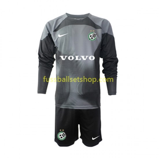 Günstige Fußball Trikotsatz Maccabi Haifa Torwart Kinder Heimtrikot 2022-2023 Langarm