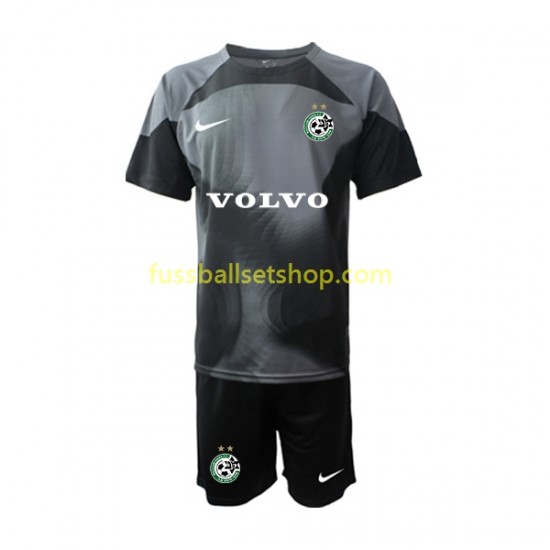 Günstige Fußball Trikotsatz Maccabi Haifa Torwart Kinder Heimtrikot 2022-2023 Kurzarm