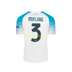 Günstige Fußball Trikotsatz SSC Neapel Face Game Minjae 3 Herren Heimtrikot 2022-2023 Kurzarm