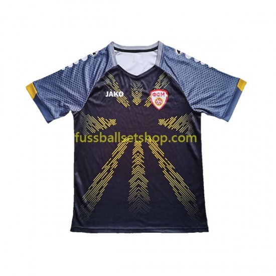 Günstige Fußball Trikotsatz Nordmazedonien Herren Ausweichtrikot 2023 Kurzarm