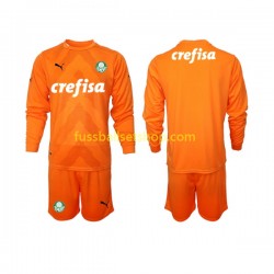 Günstige Fußball Trikotsatz Palmeiras Torwart Kinder Ausweichtrikot 2022-2023 Langarm