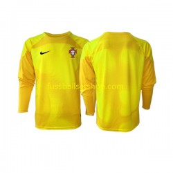 Günstige Fußball Trikotsatz Portugal Torwart Herren Heimtrikot World Cup 2022 Langarm