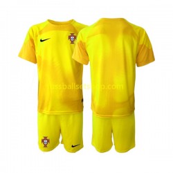 Günstige Fußball Trikotsatz Portugal Torwart Kinder Heimtrikot World Cup 2022 Kurzarm