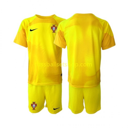 Günstige Fußball Trikotsatz Portugal Torwart Kinder Heimtrikot World Cup 2022 Kurzarm
