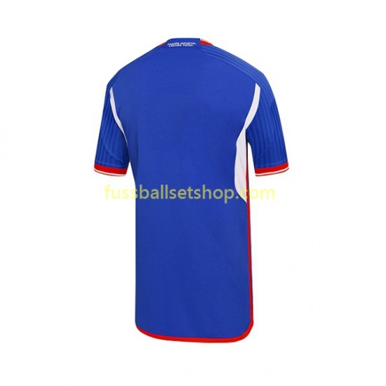 Günstige Fußball Trikotsatz Universidad de Chile Herren Heimtrikot 2023 Kurzarm