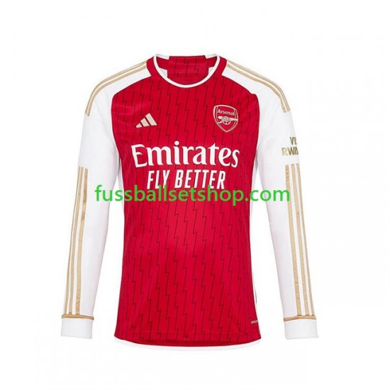 Günstige Fußball Trikotsatz Arsenal Herren Heimtrikot 2023-2024 Langarm