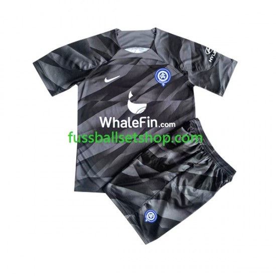 Günstige Fußball Trikotsatz Atlético Madrid Torwart Kinder Heimtrikot 2023-2024 Kurzarm