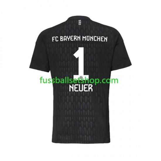 Günstige Fußball Trikotsatz FC Bayern München Manuel Neuer 1 Torwart Herren Heimtrikot 2023-2024 Kurzarm