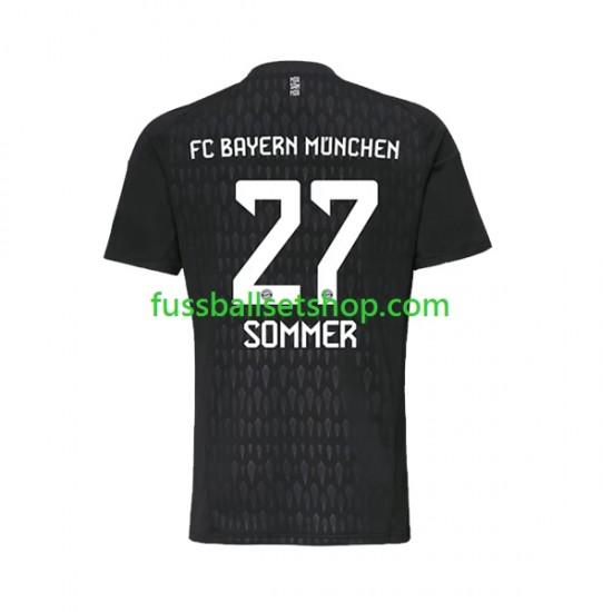 Günstige Fußball Trikotsatz FC Bayern München Yann Sommer 27 Torwart Herren Heimtrikot 2023-2024 Kurzarm