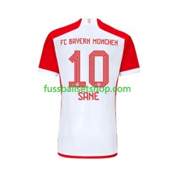 Günstige Fußball Trikotsatz FC Bayern München Leroy Sane 10 Herren Heimtrikot 2023-2024 Kurzarm