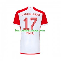 Günstige Fußball Trikotsatz FC Bayern München Sadio Mane 17 Herren Heimtrikot 2023-2024 Kurzarm