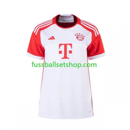 Günstige Fußball Trikotsatz FC Bayern München Frauen Heimtrikot 2023-2024 Kurzarm