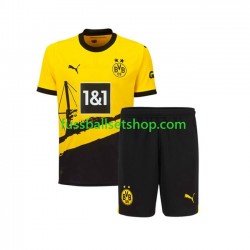 Günstige Fußball Trikotsatz Borussia Dortmund Kinder Heimtrikot 2023-2024 Kurzarm