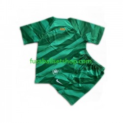Günstige Fußball Trikotsatz FC Barcelona Torwart Kinder Heimtrikot 2023-2024 Kurzarm