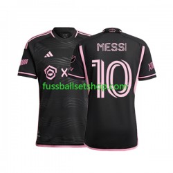 Günstige Fußball Trikotsatz Inter Miami Lionel Messi 10 Herren Auswärtstrikot 2023 Kurzarm