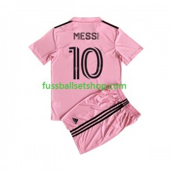 Günstige Fußball Trikotsatz Inter Miami Lionel Messi 10 Kinder Heimtrikot 2023 Kurzarm