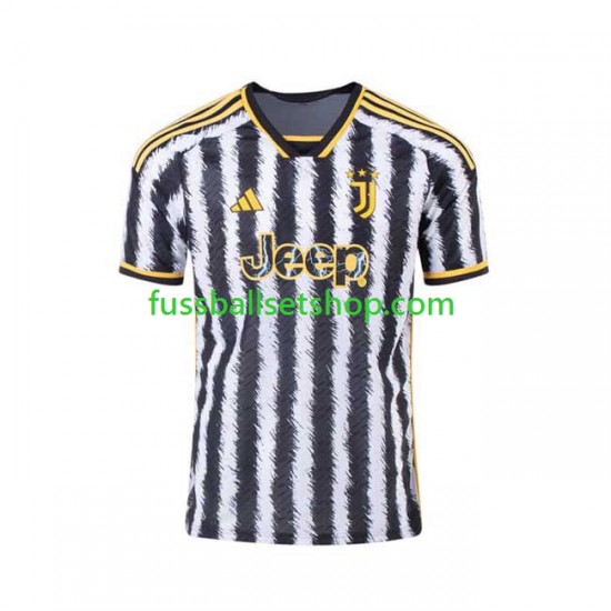 Günstige Fußball Trikotsatz Juventus Turin Herren Heimtrikot 2023-2024 Kurzarm