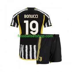 Günstige Fußball Trikotsatz Juventus Turin Leonardo Bonucci 19 Kinder Heimtrikot 2023-2024 Kurzarm