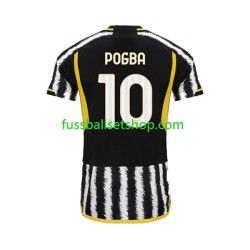 Günstige Fußball Trikotsatz Juventus Turin Paul Pogba 10 Herren Heimtrikot 2023-2024 Kurzarm