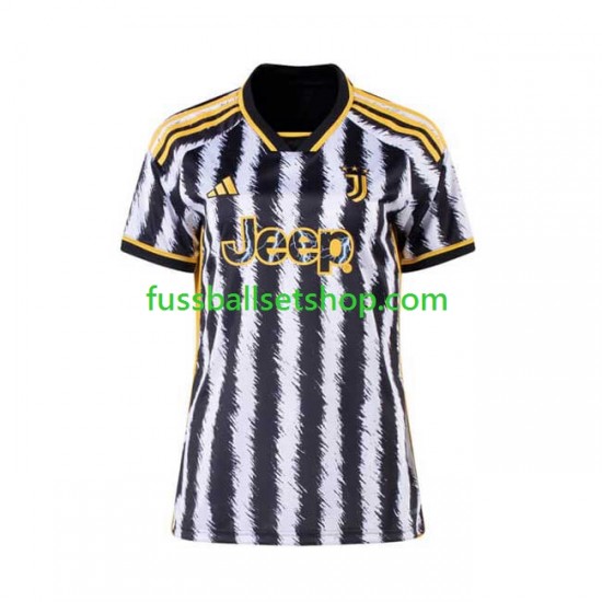 Günstige Fußball Trikotsatz Juventus Turin Frauen Heimtrikot 2023-2024 Kurzarm