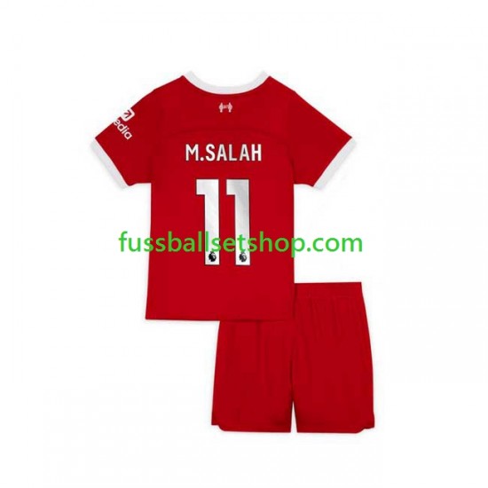Günstige Fußball Trikotsatz Liverpool M.Salah 11 Kinder Heimtrikot 2023-2024 Kurzarm