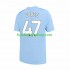 Günstige Fußball Trikotsatz Manchester City Phil Foden 47 Herren Heimtrikot 2023-2024 Kurzarm